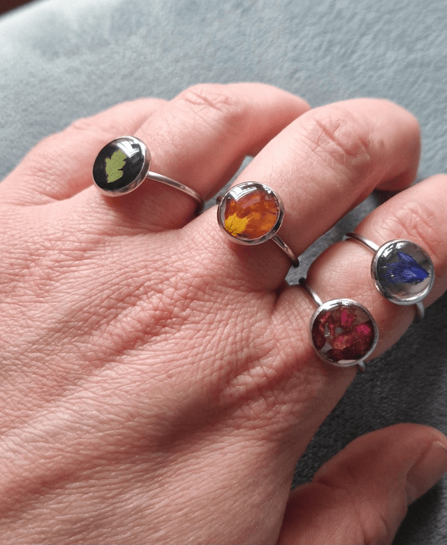 Bague "Bleuet"