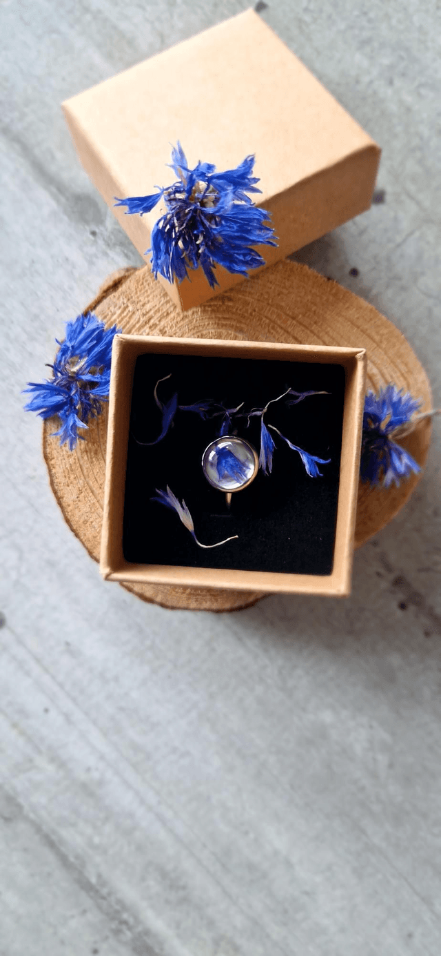 Bague "Bleuet"