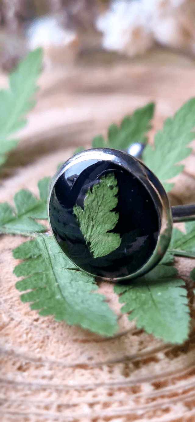 Bague "Fougère "