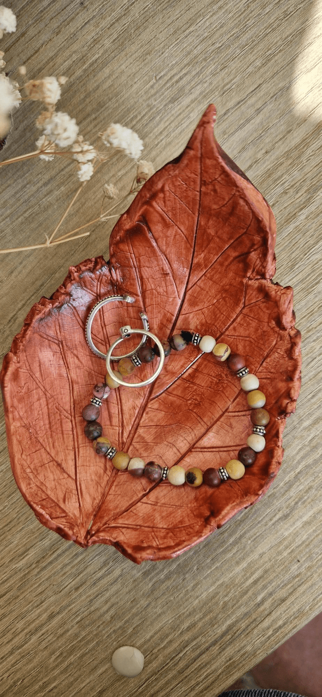 Coupelle à bijoux en argile 
