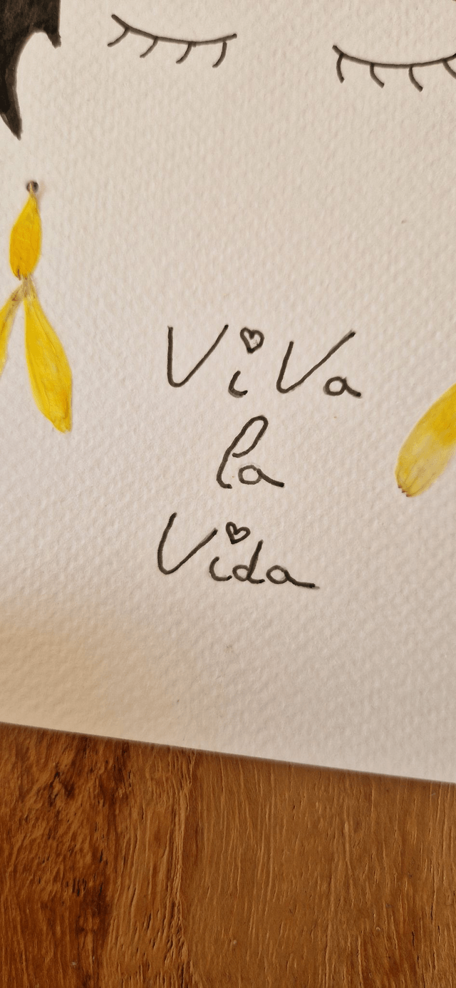 Herbier "Viva la Vida"  Frida Kahlo