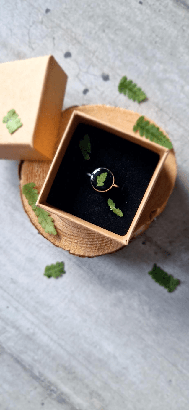 Bague "Fougère "