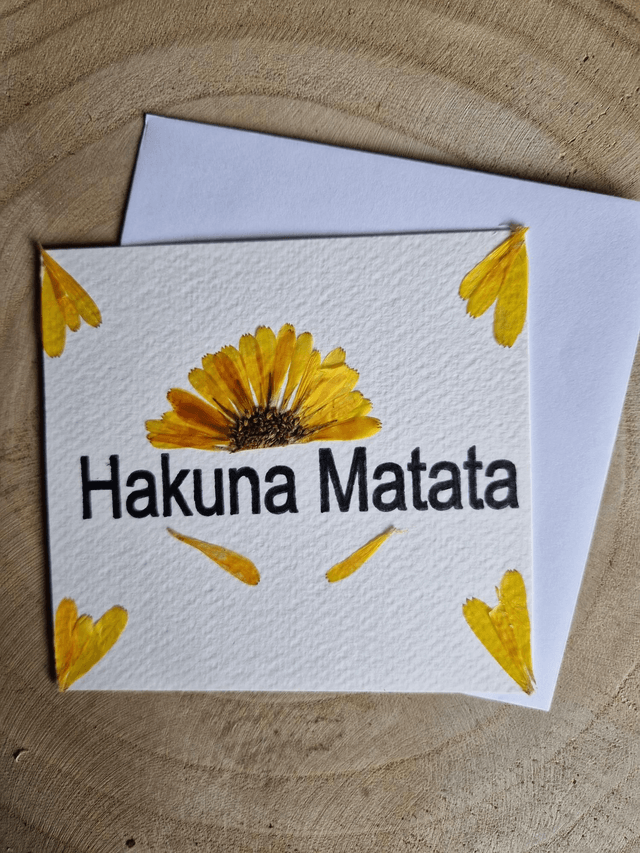 Carte "Hakuna Matata"