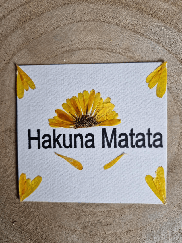 Carte "Hakuna Matata"