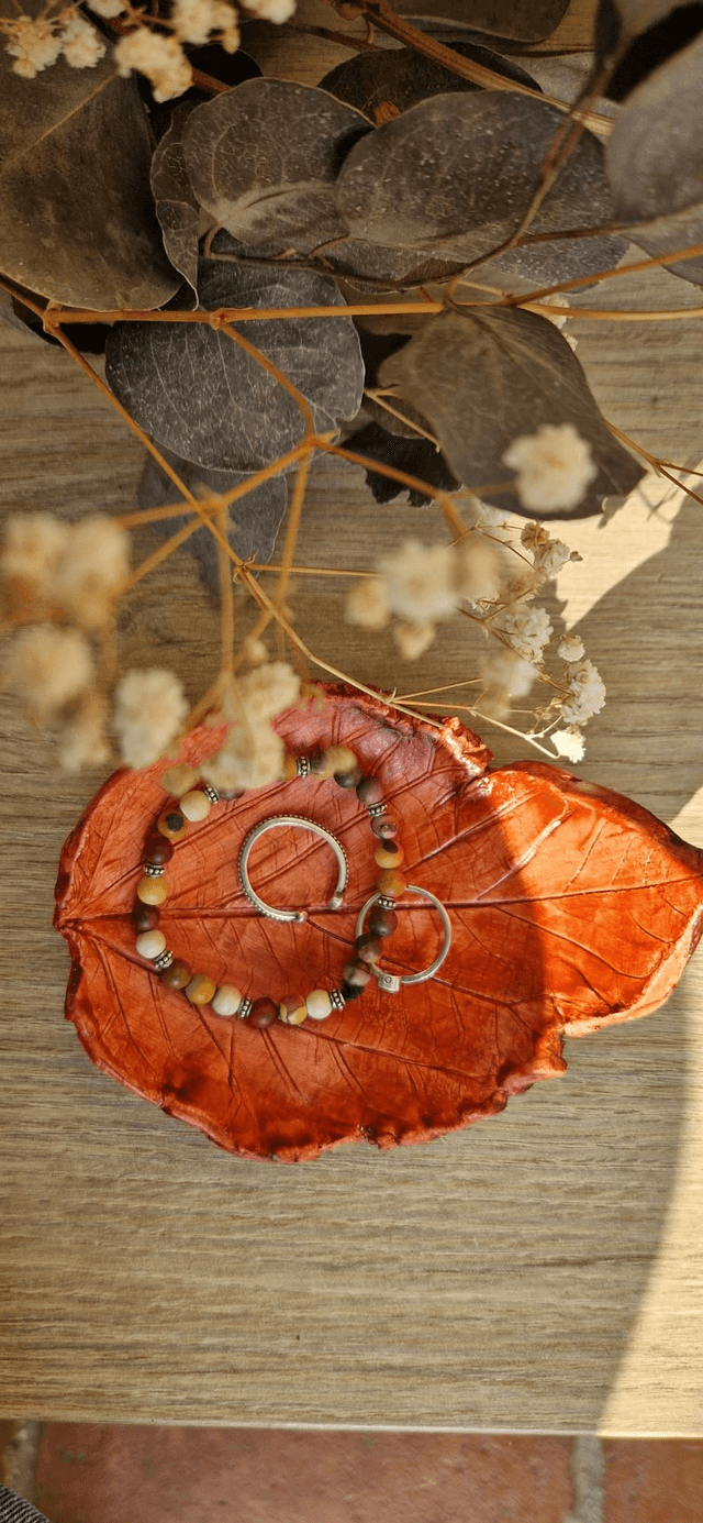 Coupelle à bijoux en argile 