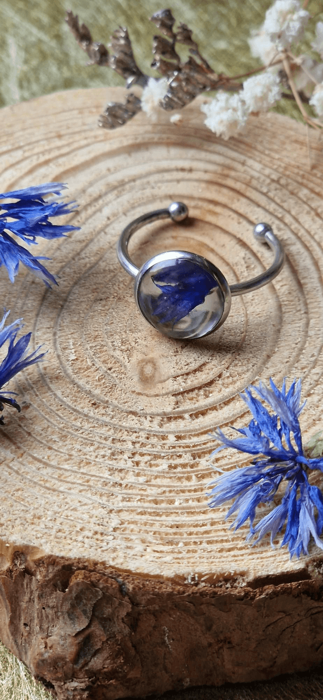 Bague &quot;Bleuet&quot;
